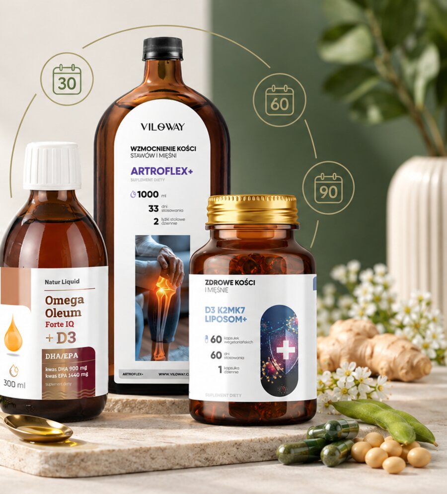Produkty Viloway w subskrypcji z dostawą co 30, 60 lub 90 dni